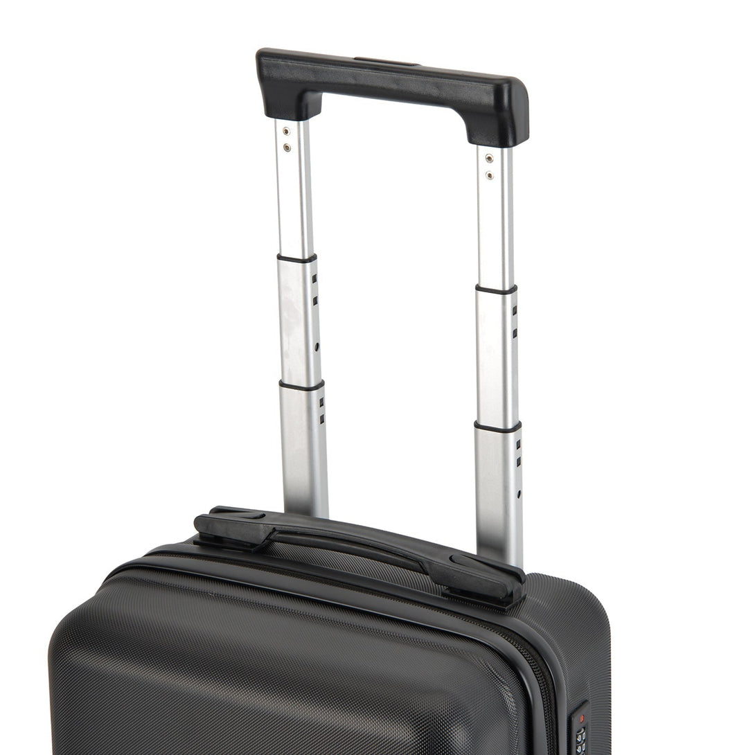 Bontour 40x30x20cm bőrönd, WIZZ AIR felvihető kézipoggyász, Fekete-VASBÚTOR