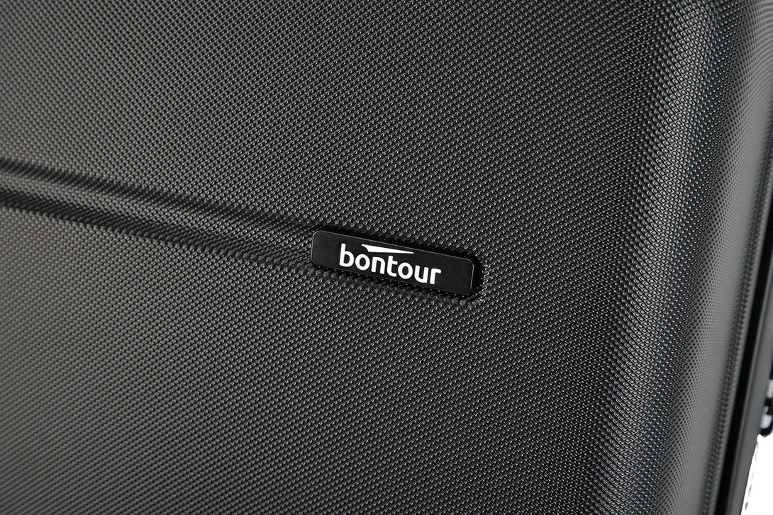 Bontour 40x30x20cm bőrönd, WIZZ AIR felvihető kézipoggyász, Fekete-VASBÚTOR