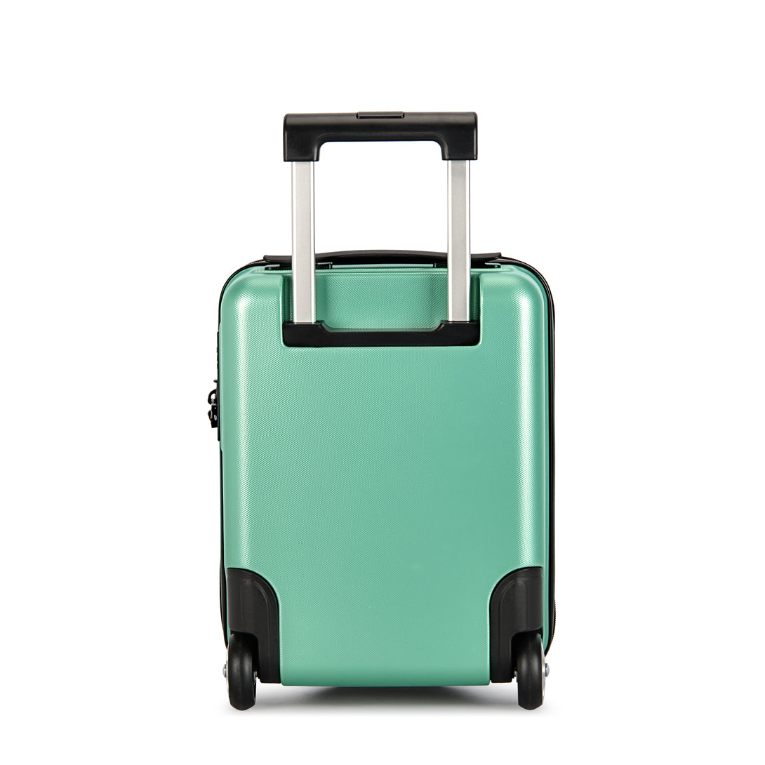 Bontour 40x30x20cm kabinbőrönd, WIZZ AIR felvihető kézipoggyász, Púderzöld-VASBÚTOR