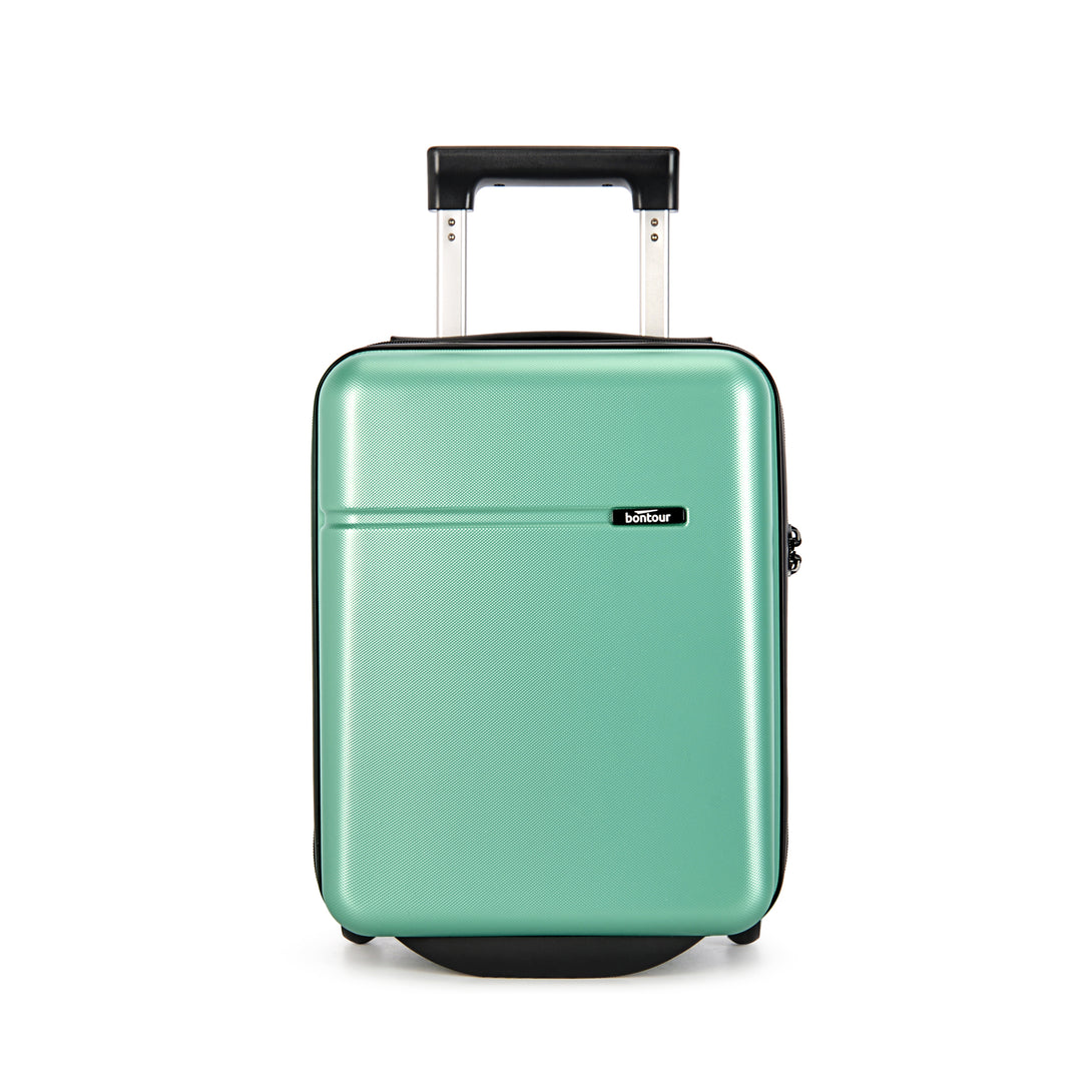Bontour 40x30x20cm kabinbőrönd, WIZZ AIR felvihető kézipoggyász, Púderzöld-VASBÚTOR