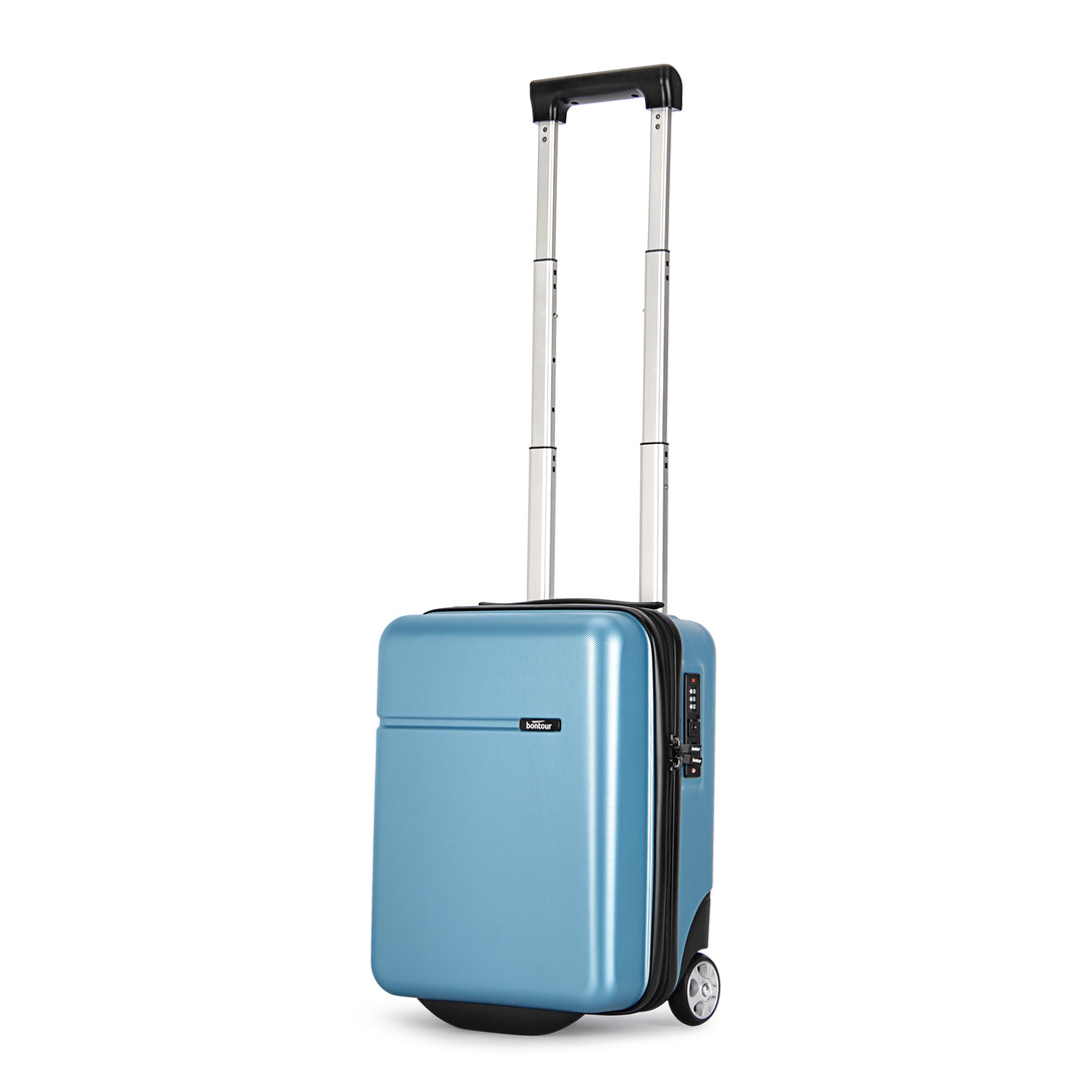 Bontour 40x30x20cm kabinbőrönd, WIZZ AIR felvihető kézipoggyász, jégkék-VASBÚTOR