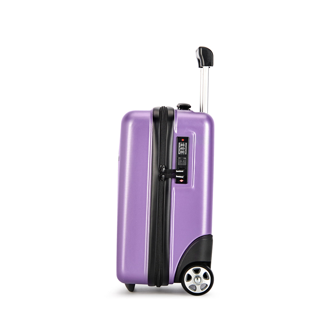Bontour 40x30x20cm kabinbőrönd, WIZZ AIR felvihető kézipoggyász, rózsaszínes lila-VASBÚTOR
