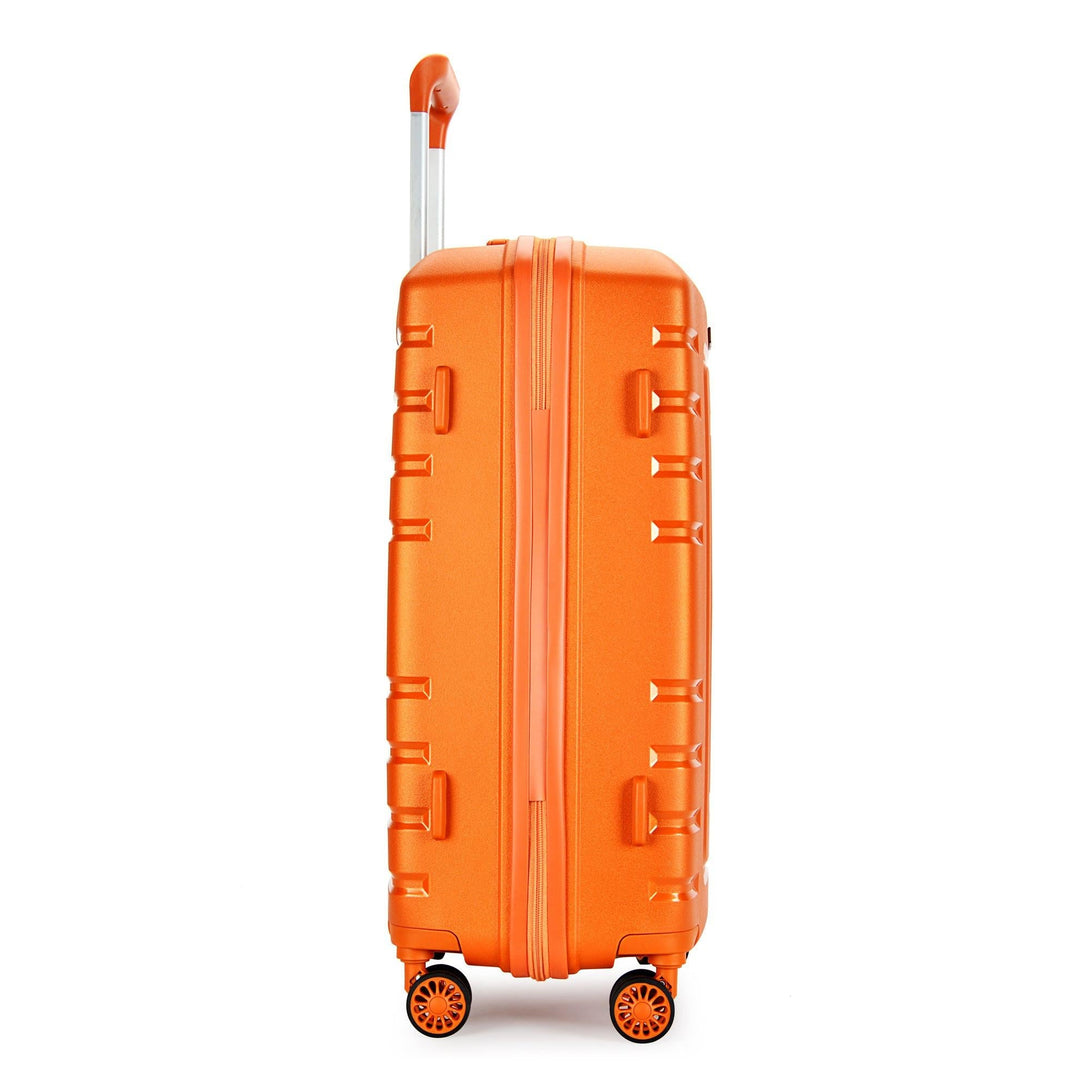 Bontour "Charm" 4-kerekes bőrönd TSA számzárral 67x44x25 cm, M méretű, Sunset-Gold-VASBÚTOR