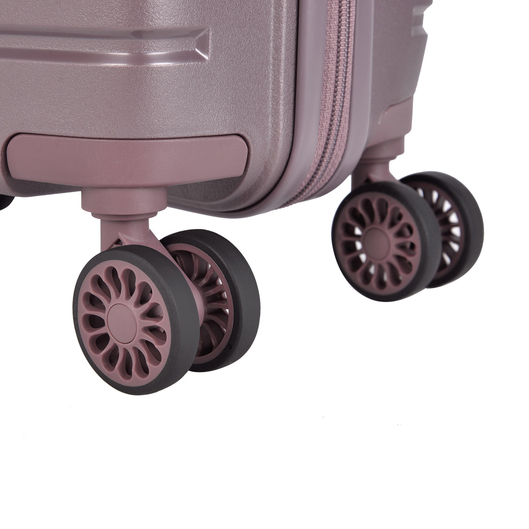 Bontour "Charm" 4-kerekes bőrönd TSA számzárral, L méretű, Lila-VASBÚTOR