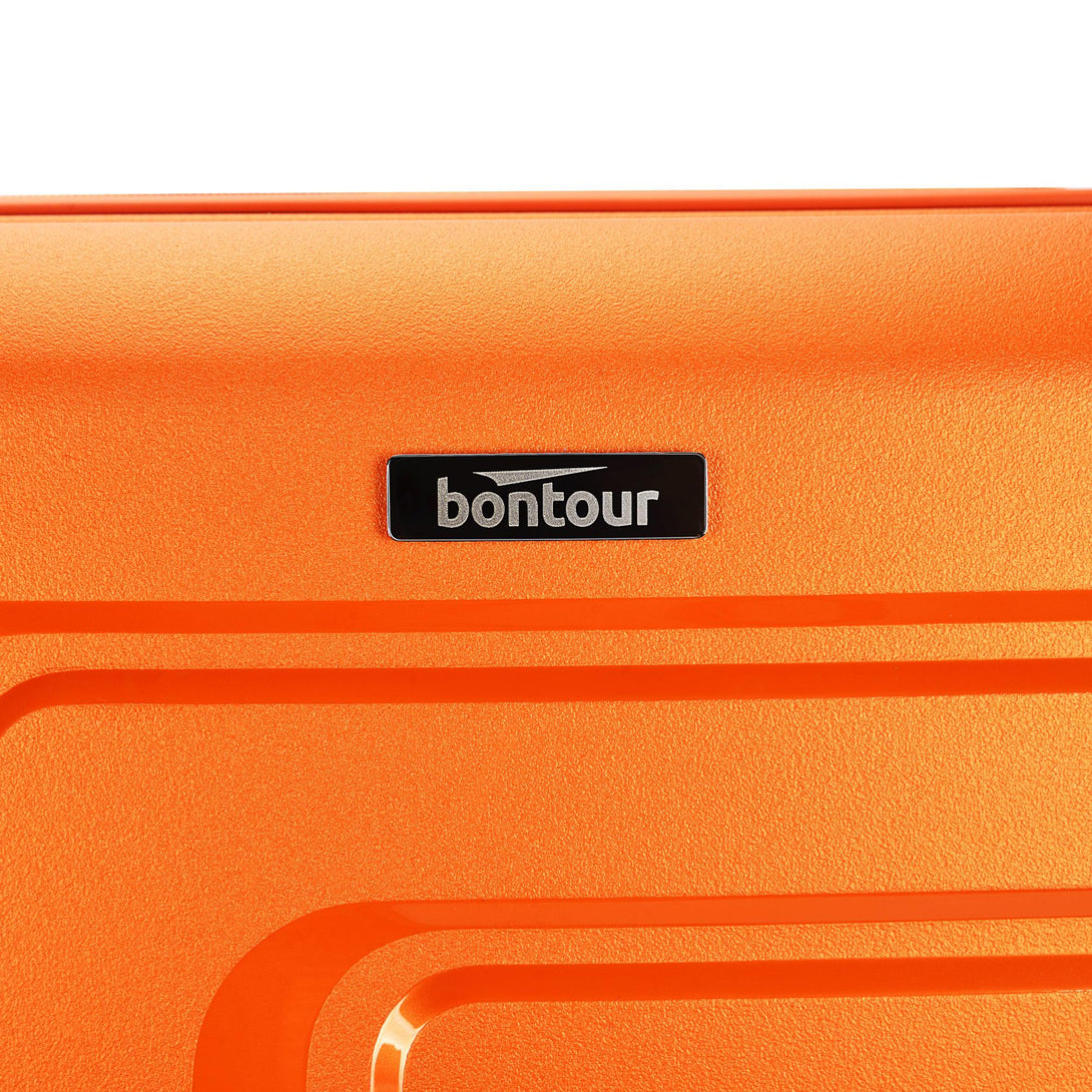 Bontour "Charm" 4-kerekes bőrönd TSA számzárral, L méretű, Sunset-Gold-VASBÚTOR