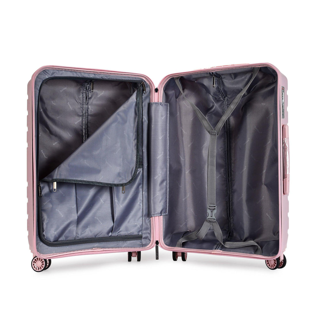 Bontour "Charm" 4-kerekes kabinbőrönd, S méretű, Levendula pink-VASBÚTOR