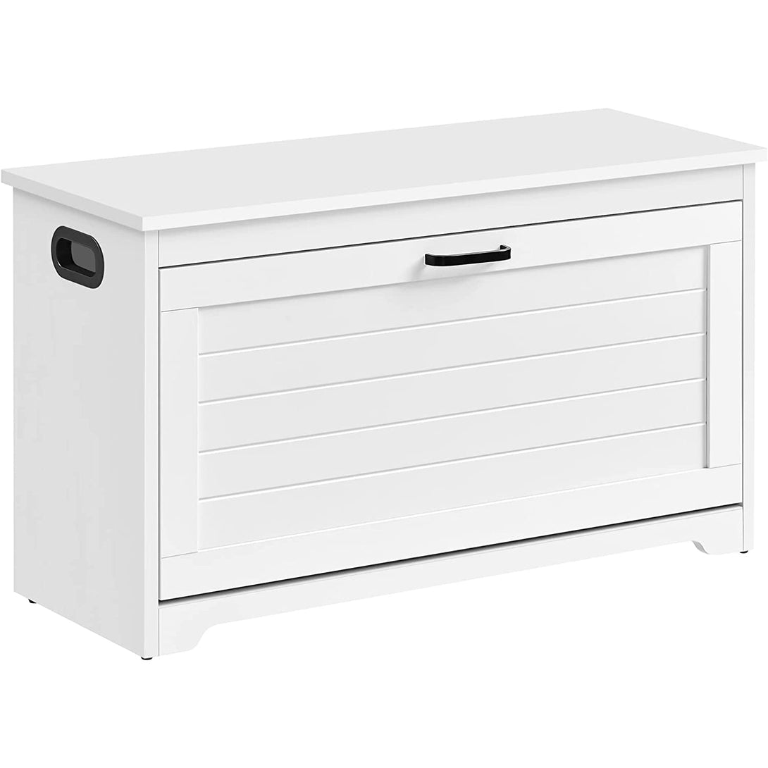 Cipős pad állítható belső elválasztókkal, fehér, 80 x 30 x 46 cm-VASBÚTOR