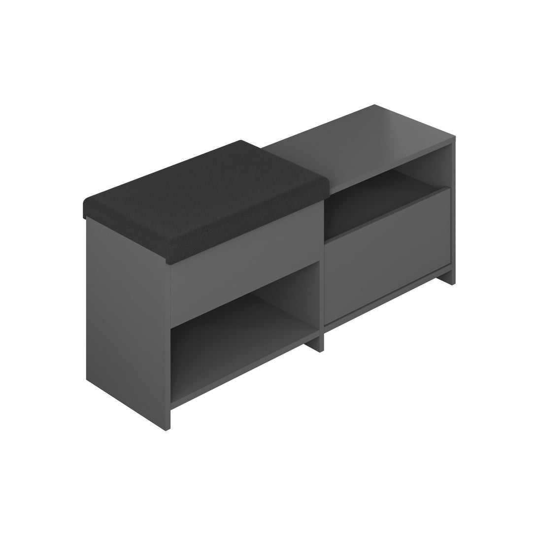 Cipőtároló Filux Bench - Anthracite-VASBÚTOR