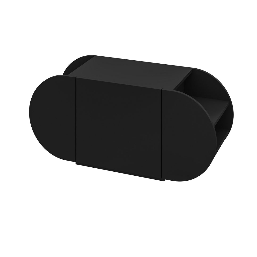 Cipőtároló Pozy Shoe Bench - Black-VASBÚTOR