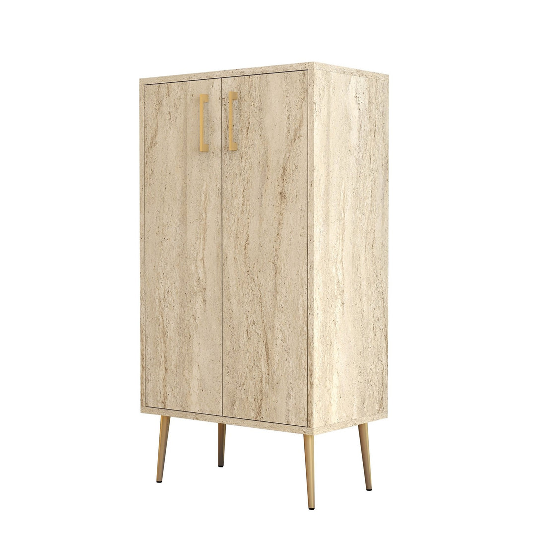 Cipőtároló Prag - Travertine-VASBÚTOR