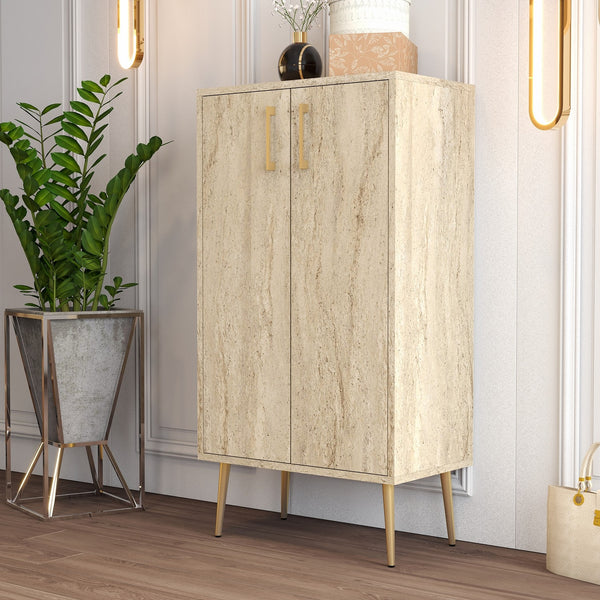 Cipőtároló Prag - Travertine-VASBÚTOR