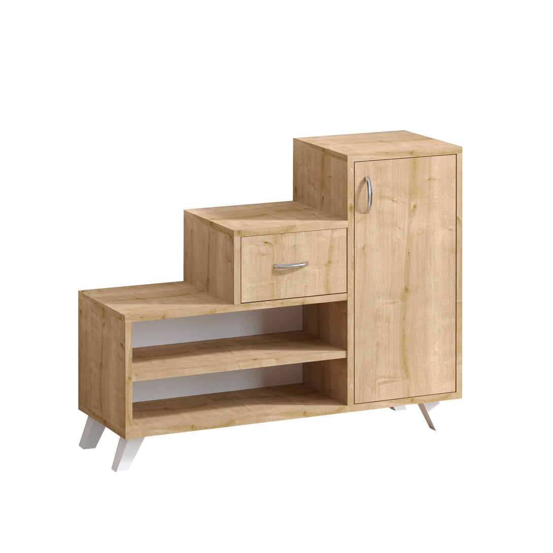 Cipőtároló Retro - Sapphire Oak-VASBÚTOR