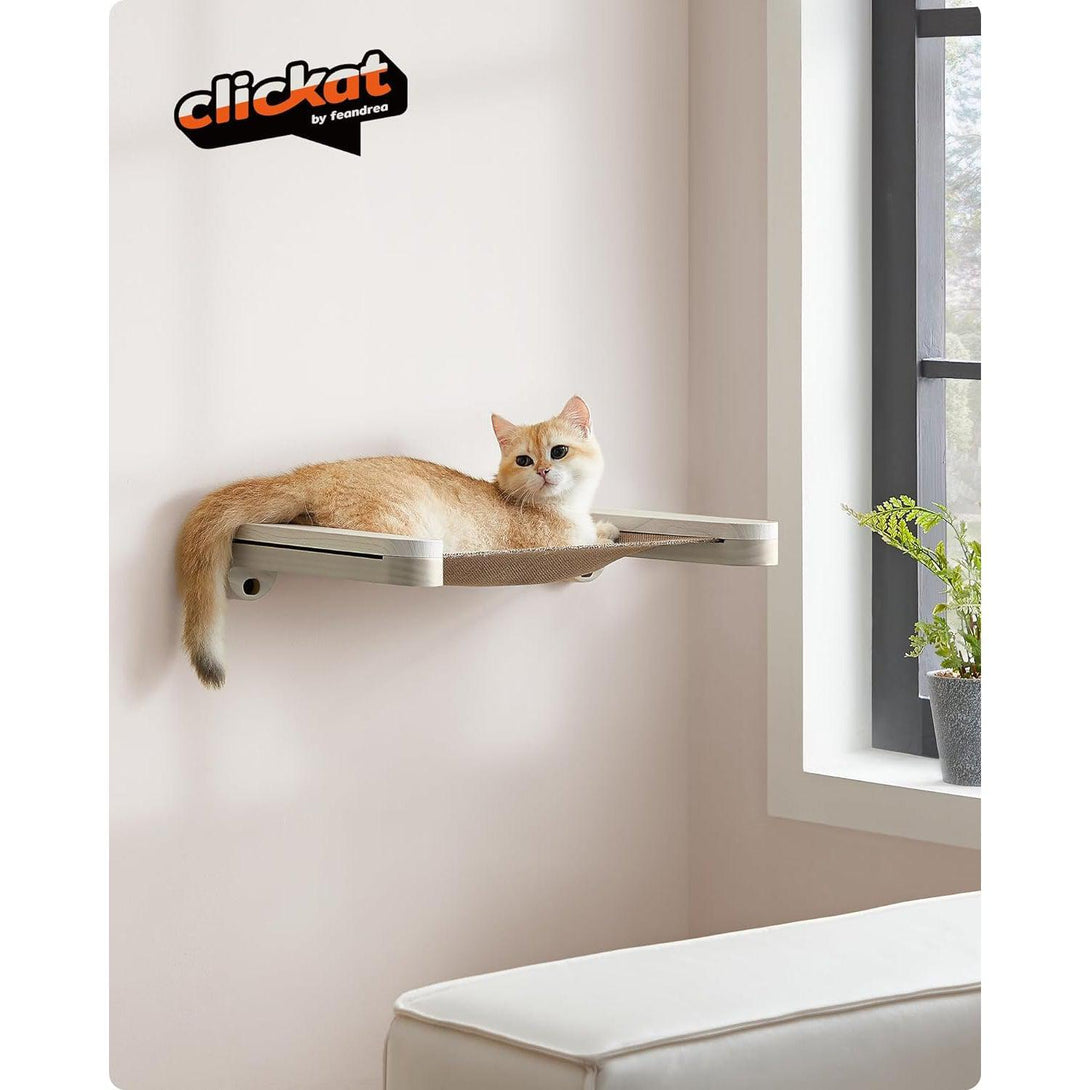 Clickat Land – macska függőágy, falra szerelhető platform | FEANDREA-VASBÚTOR