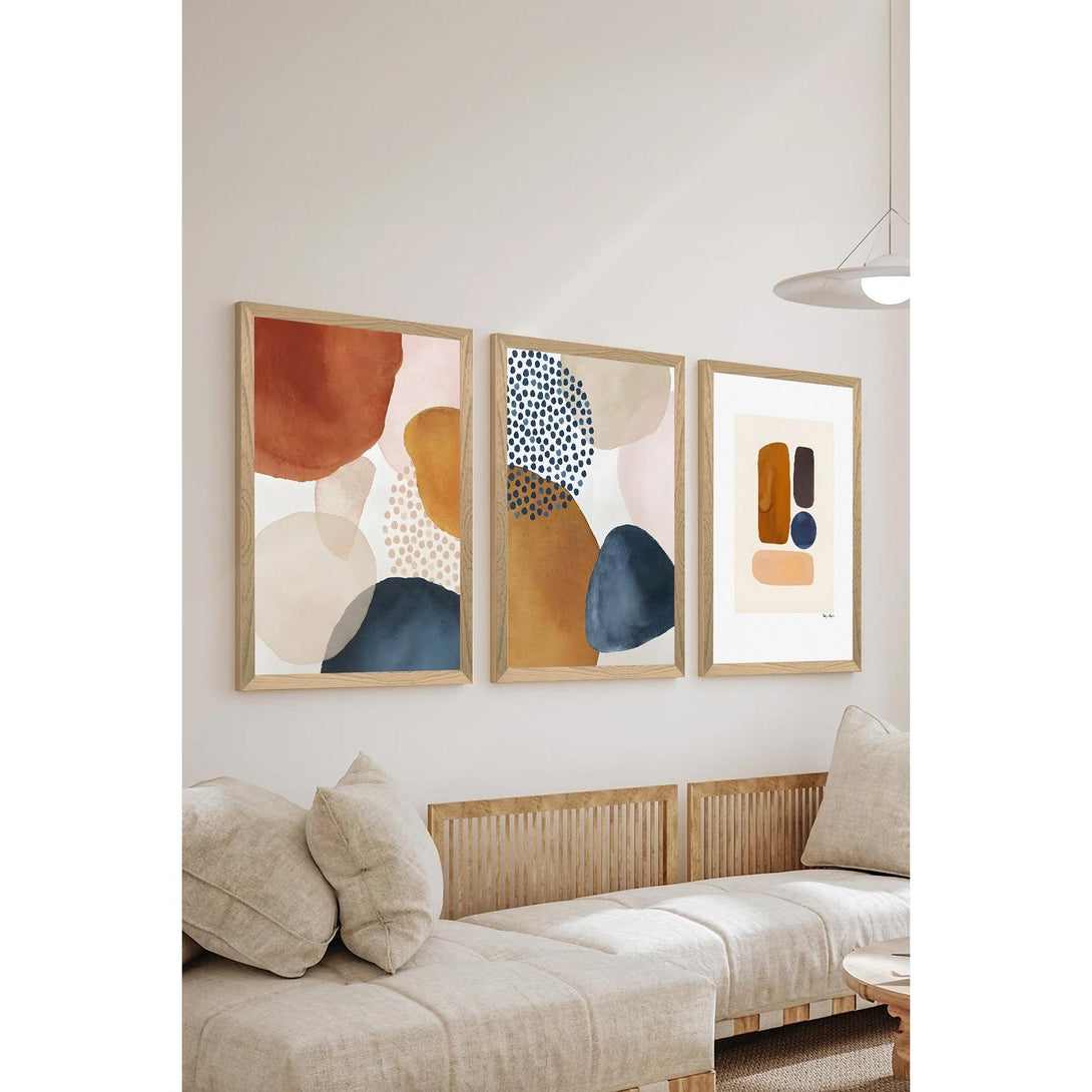Dekoratív falikép szett (3 db), Artsycllct2-VASBÚTOR