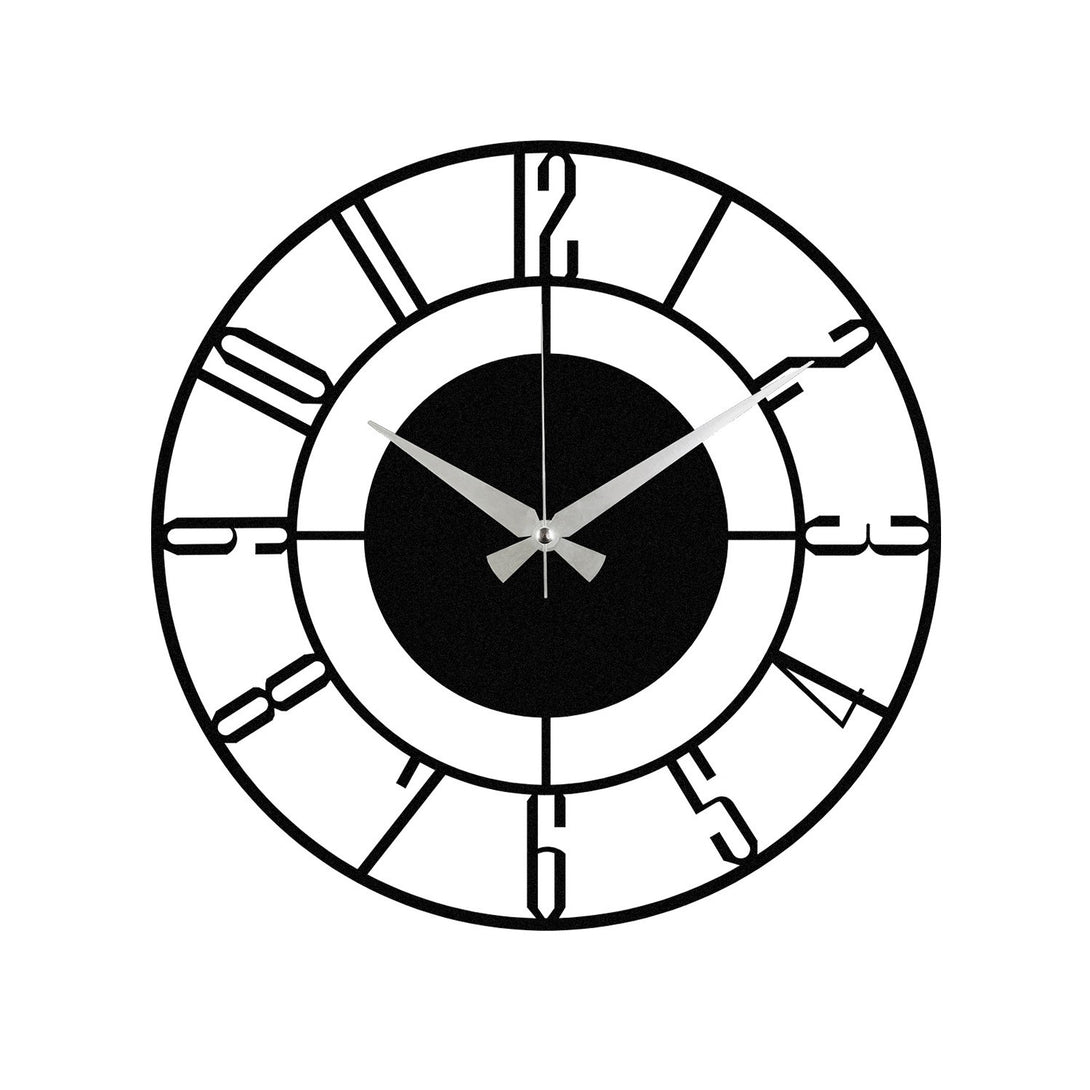 Dekoratív fém falióra, Enzoclock - S011-VASBÚTOR