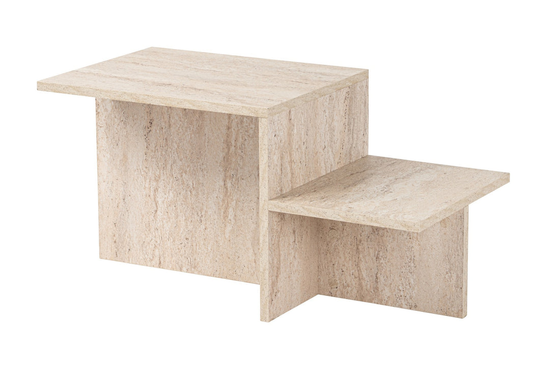 Dohányzóasztal Harmony - Travertine-VASBÚTOR