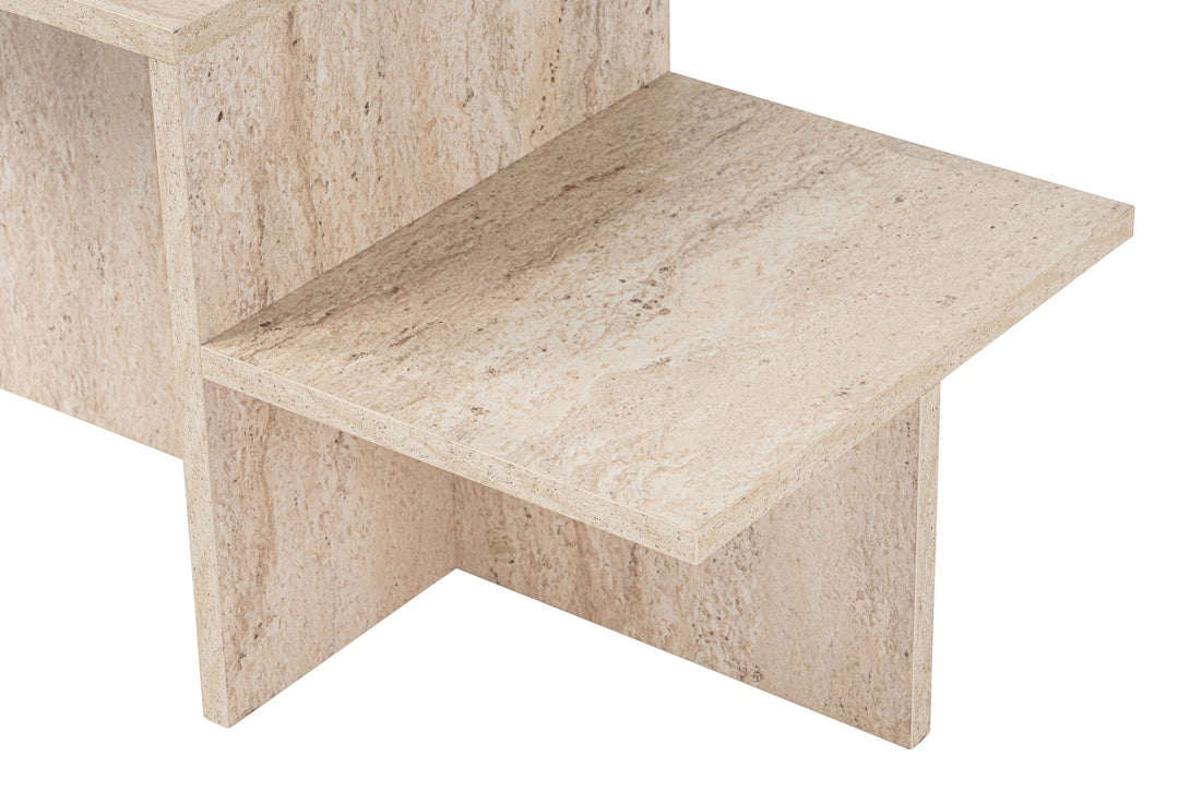 Dohányzóasztal Harmony - Travertine-VASBÚTOR