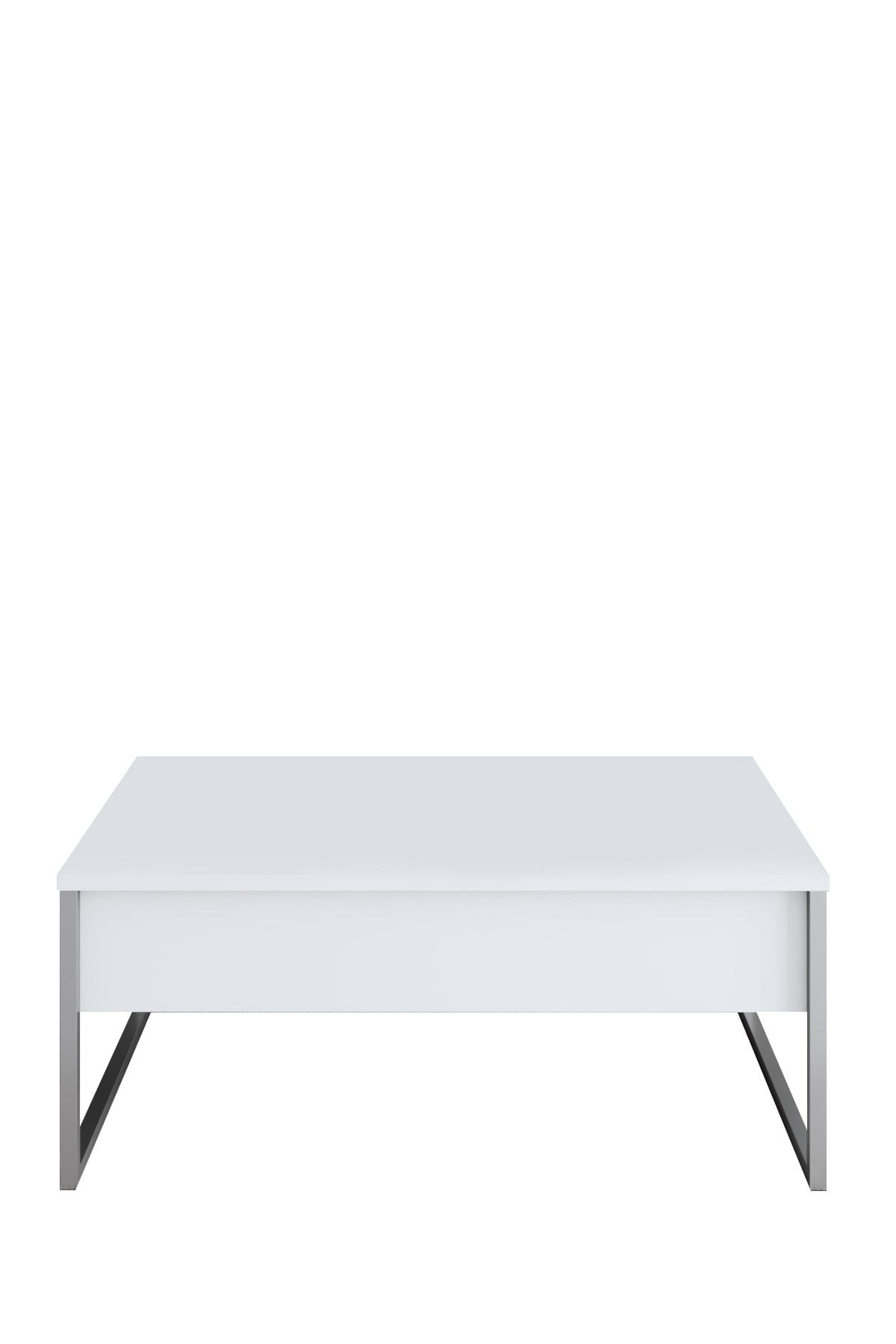 Dohányzóasztal Luxe - White, Silver-VASBÚTOR