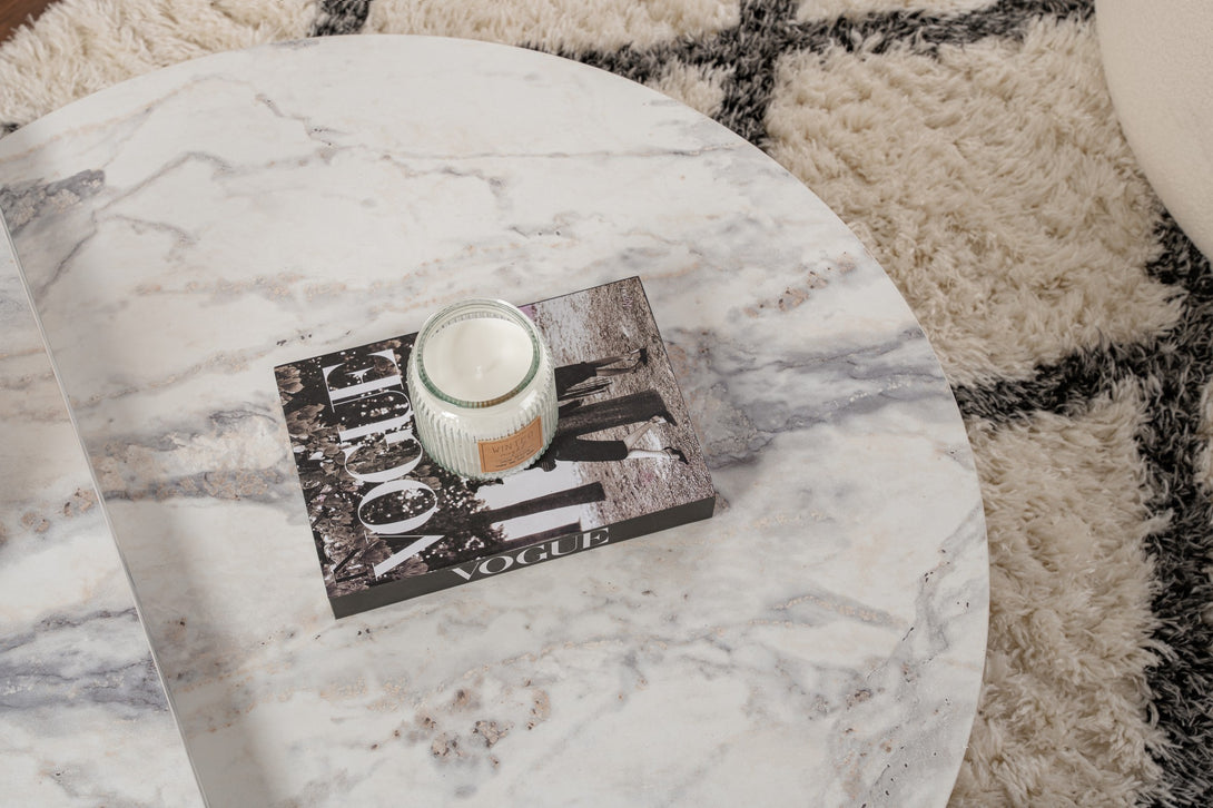 Dohányzóasztal Orion - Freesia Marble-VASBÚTOR