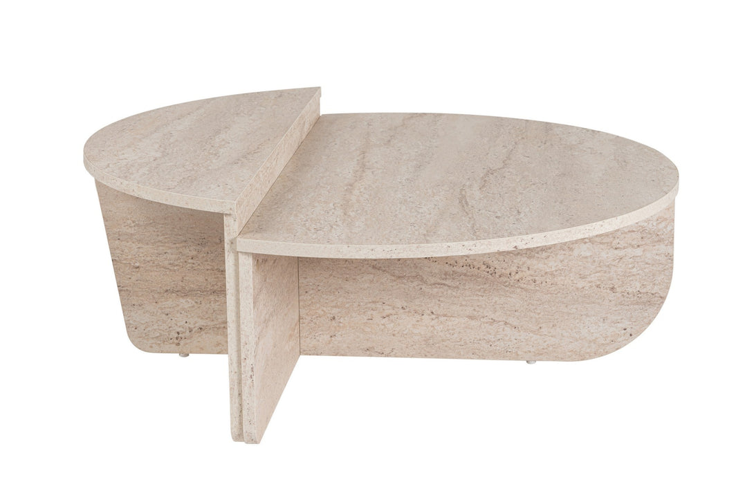 Dohányzóasztal Orion - Travertine-VASBÚTOR