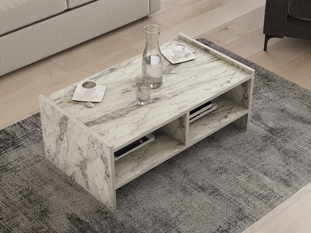 Dohányzóasztal Pera - Freesia Marble-VASBÚTOR