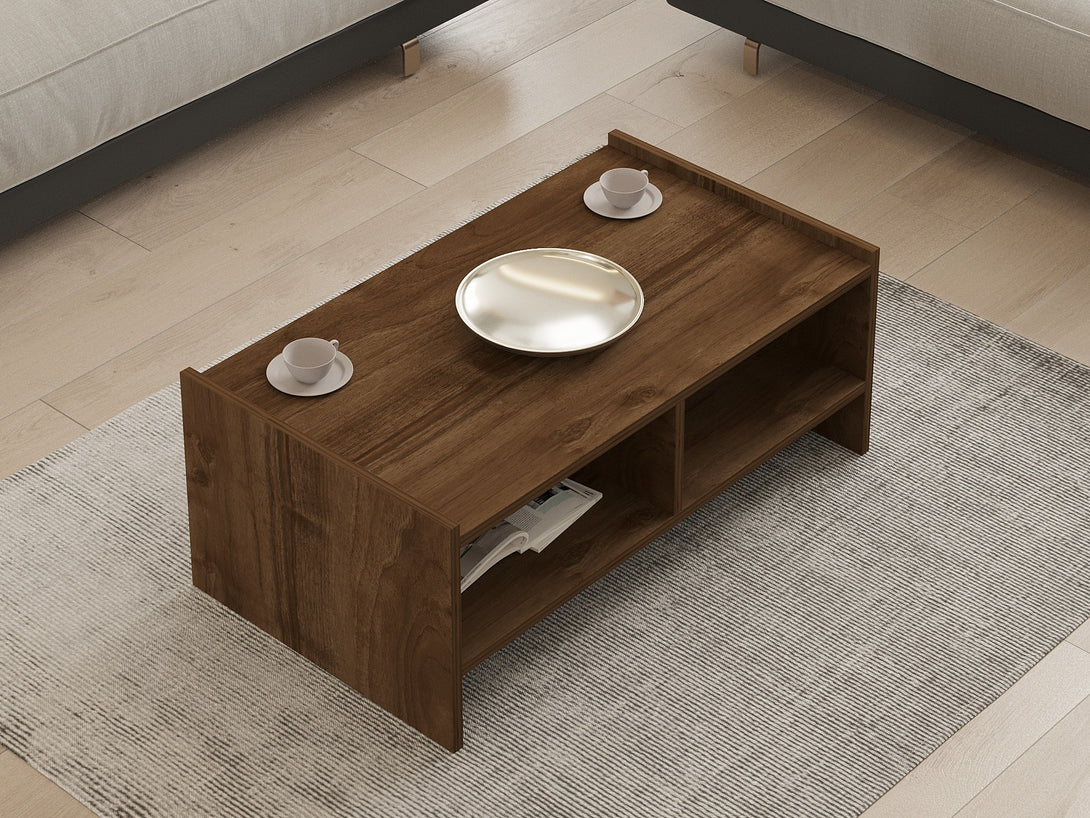 Dohányzóasztal Pera - Walnut-VASBÚTOR
