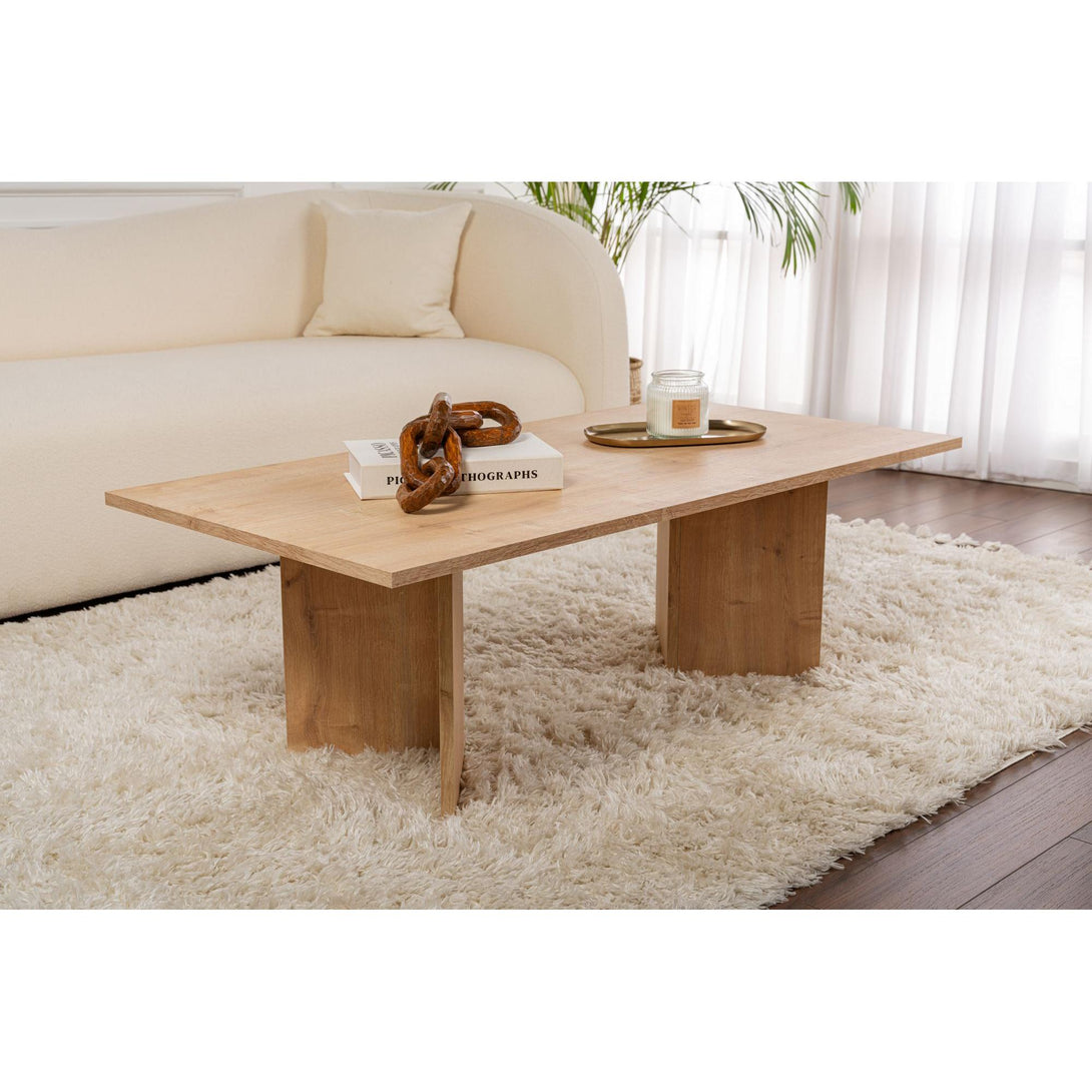 Dohányzóasztal Sabin - Sapphire Oak-VASBÚTOR