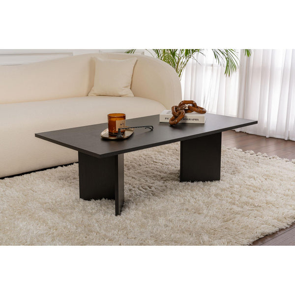 Dohányzóasztal Sabin - Wood Black-VASBÚTOR