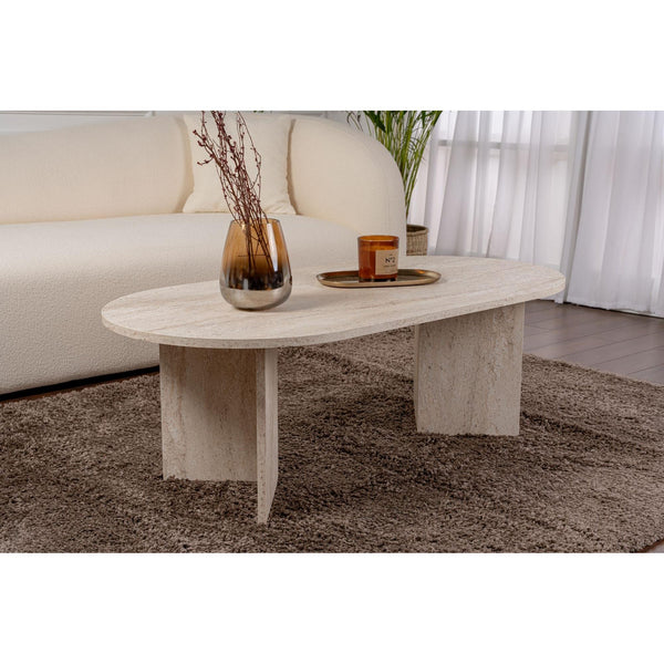 Dohányzóasztal Sable - Travertine-VASBÚTOR