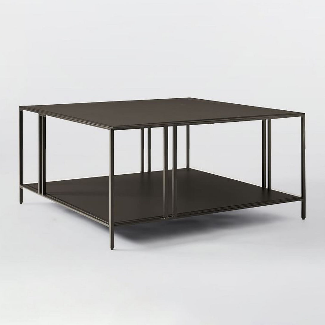 Dohányzóasztal Uranüs - Black Chipboard-VASBÚTOR