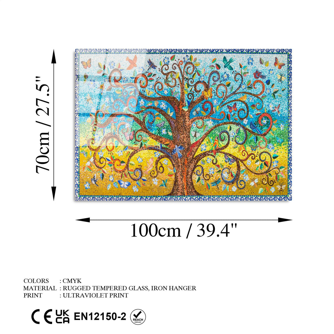 Edzett üveg falikép dekoráció, UV-211 70 x 100-VASBÚTOR