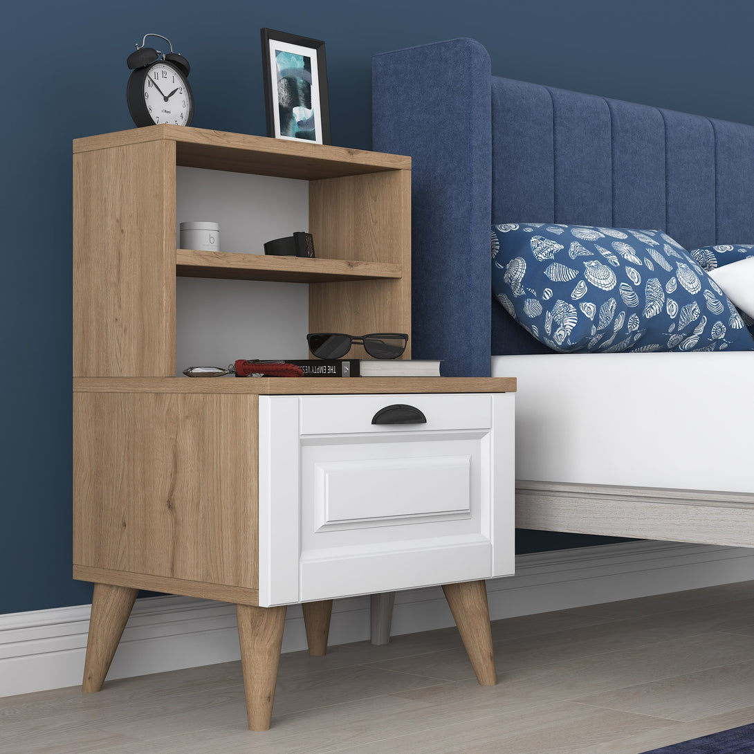 Éjjeliszekrény BD105 - 2786 - Walnut-VASBÚTOR