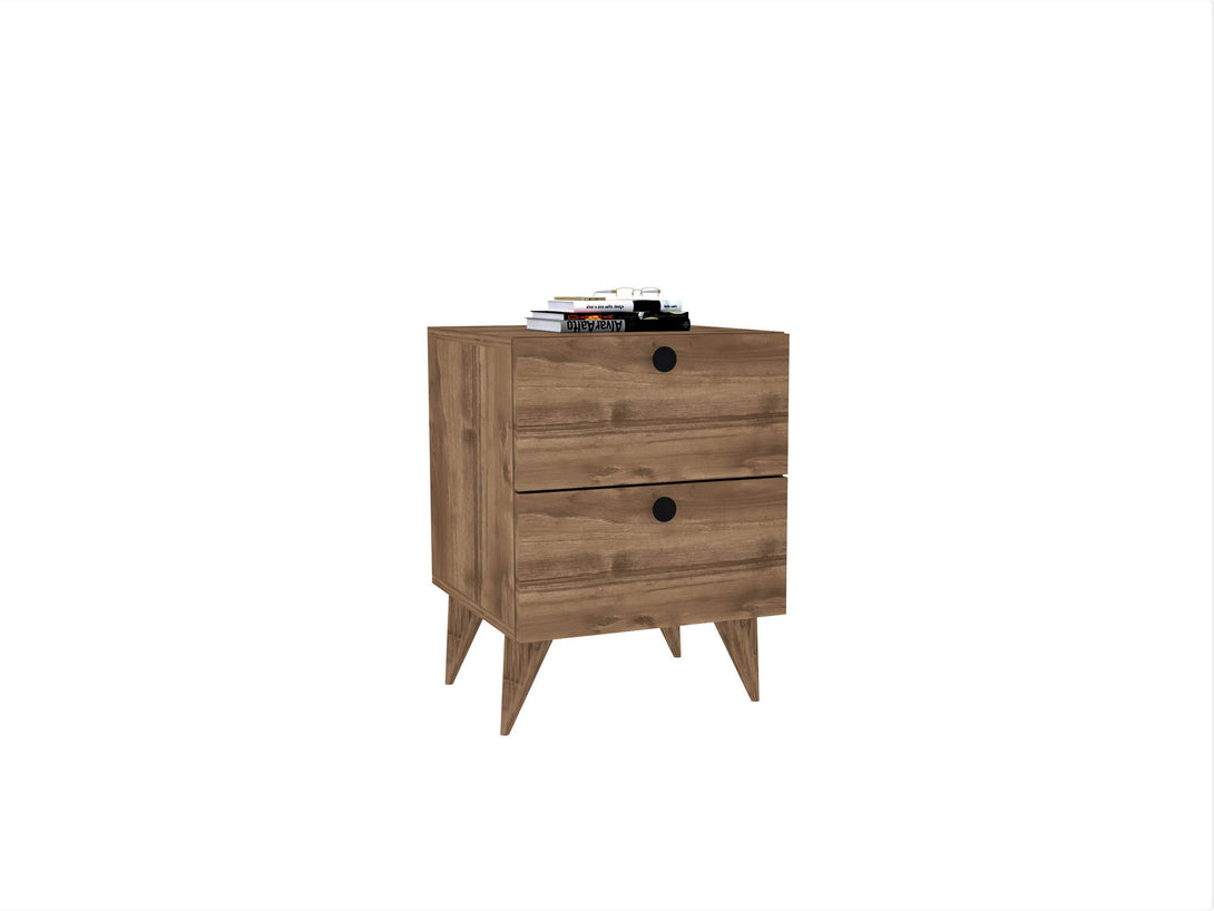 Éjjeliszekrény Kada - Walnut v2-VASBÚTOR