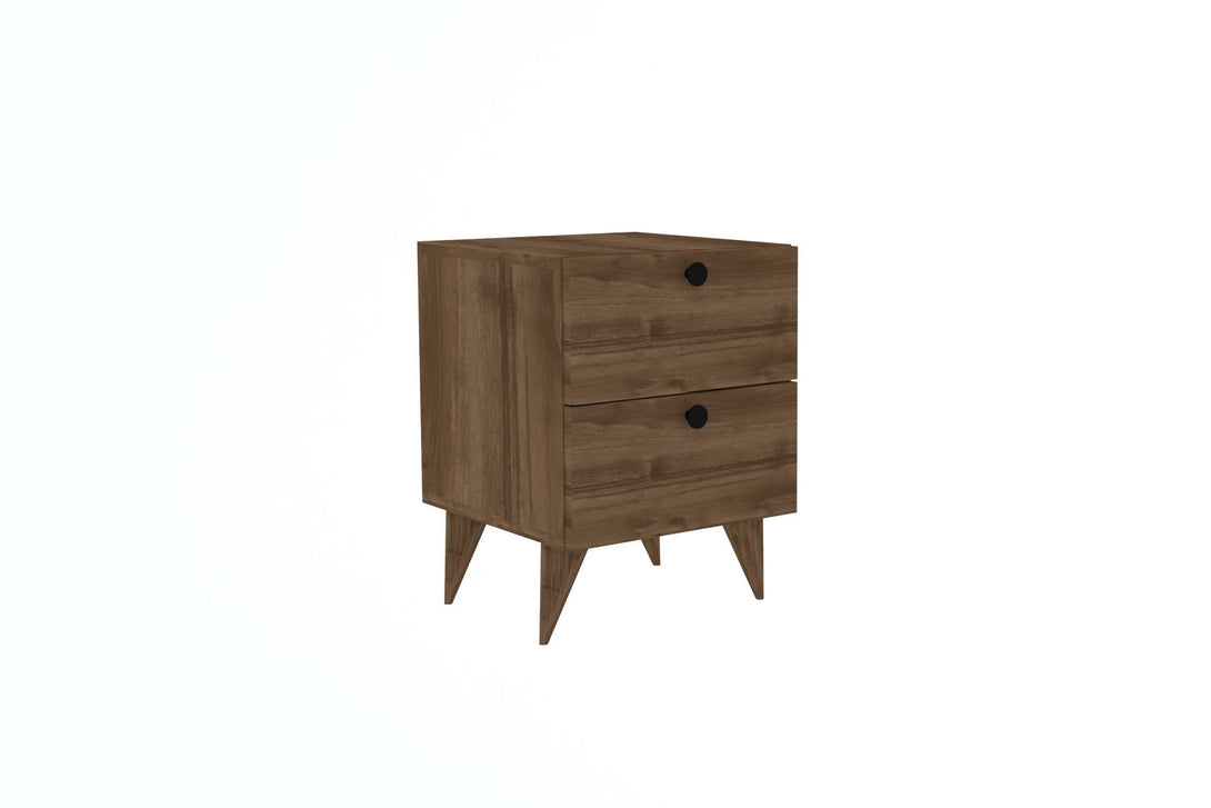 Éjjeliszekrény Kada - Walnut v2-VASBÚTOR