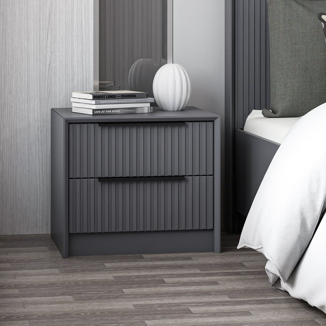 Éjjeliszekrény Kale Luxe Soft - 4799-VASBÚTOR