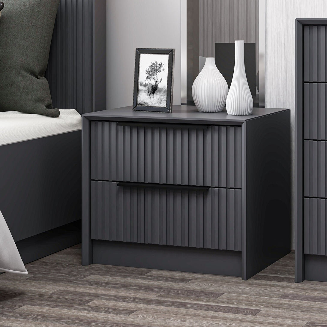 Éjjeliszekrény Kale Luxe Soft - 4799-VASBÚTOR