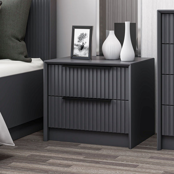 Éjjeliszekrény Kale Luxe Soft - 4799-VASBÚTOR