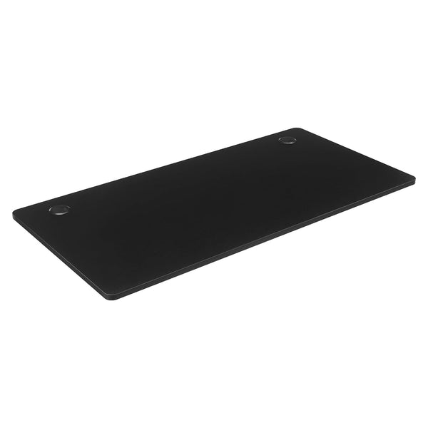 Elektromos asztallap, lekerekített szélekkel, 140 cm, fekete-VASBÚTOR