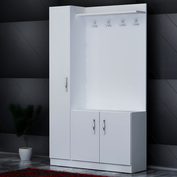 Előszobafal Naturel - White-VASBÚTOR