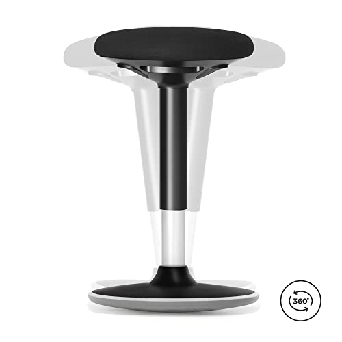Ergonomikus irodai munkaszék 360°-ban állítható forgószék, fekete-VASBÚTOR