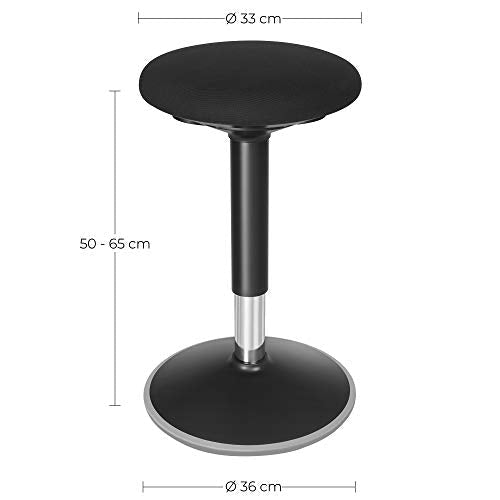 Ergonomikus irodai munkaszék 360°-ban állítható forgószék, fekete-VASBÚTOR