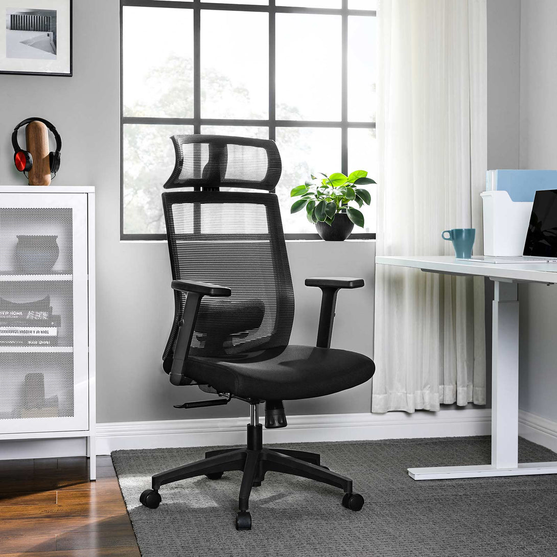 Ergonomikus számítógépes szék, 360 ° -os forgószék-VASBÚTOR