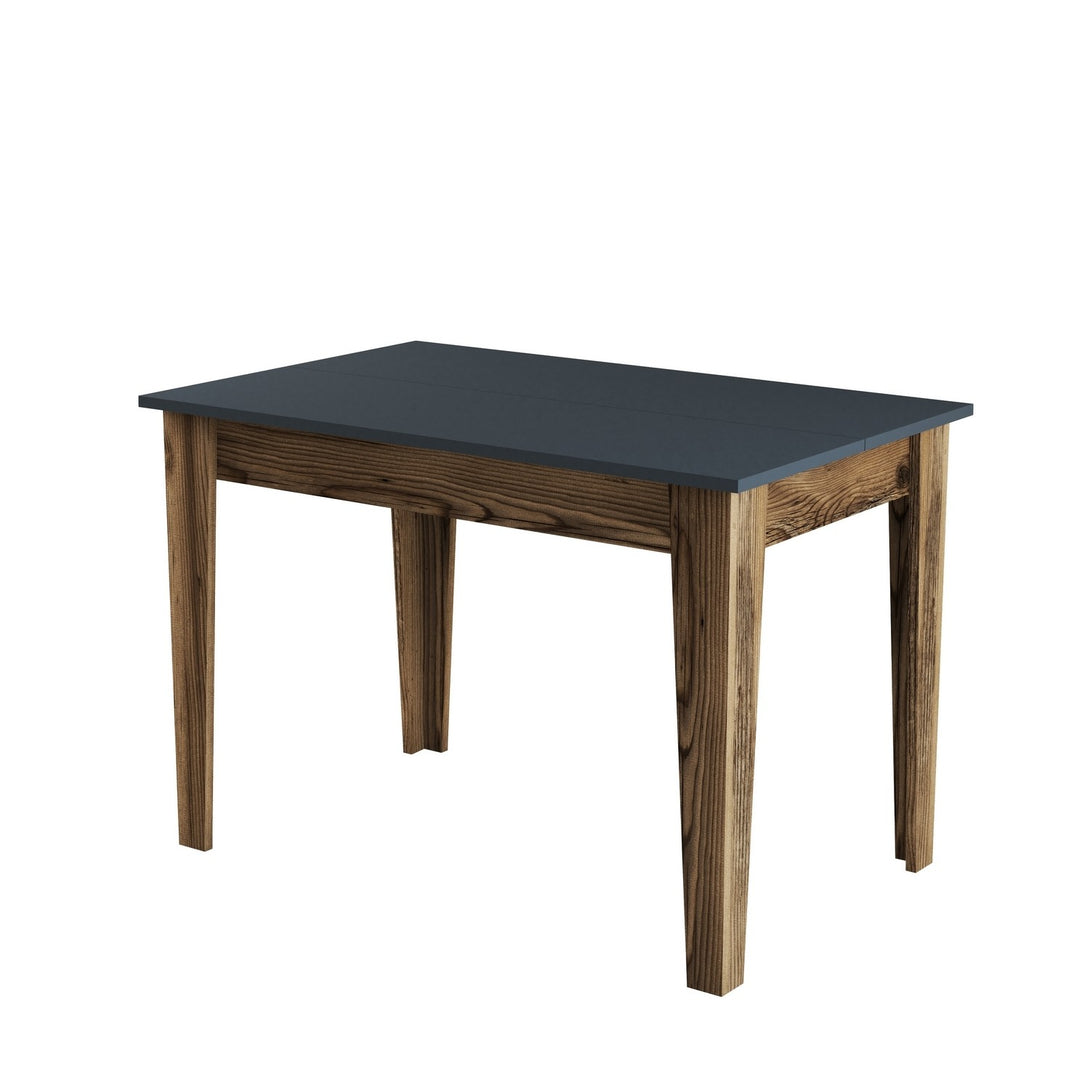 Étkező asztal Kiev 504 - Walnut, Anthracite-VASBÚTOR