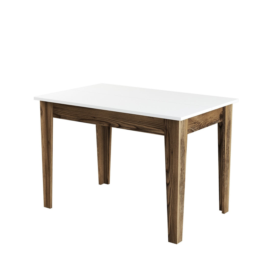 Étkező asztal Kiev 505 - Walnut, White-VASBÚTOR