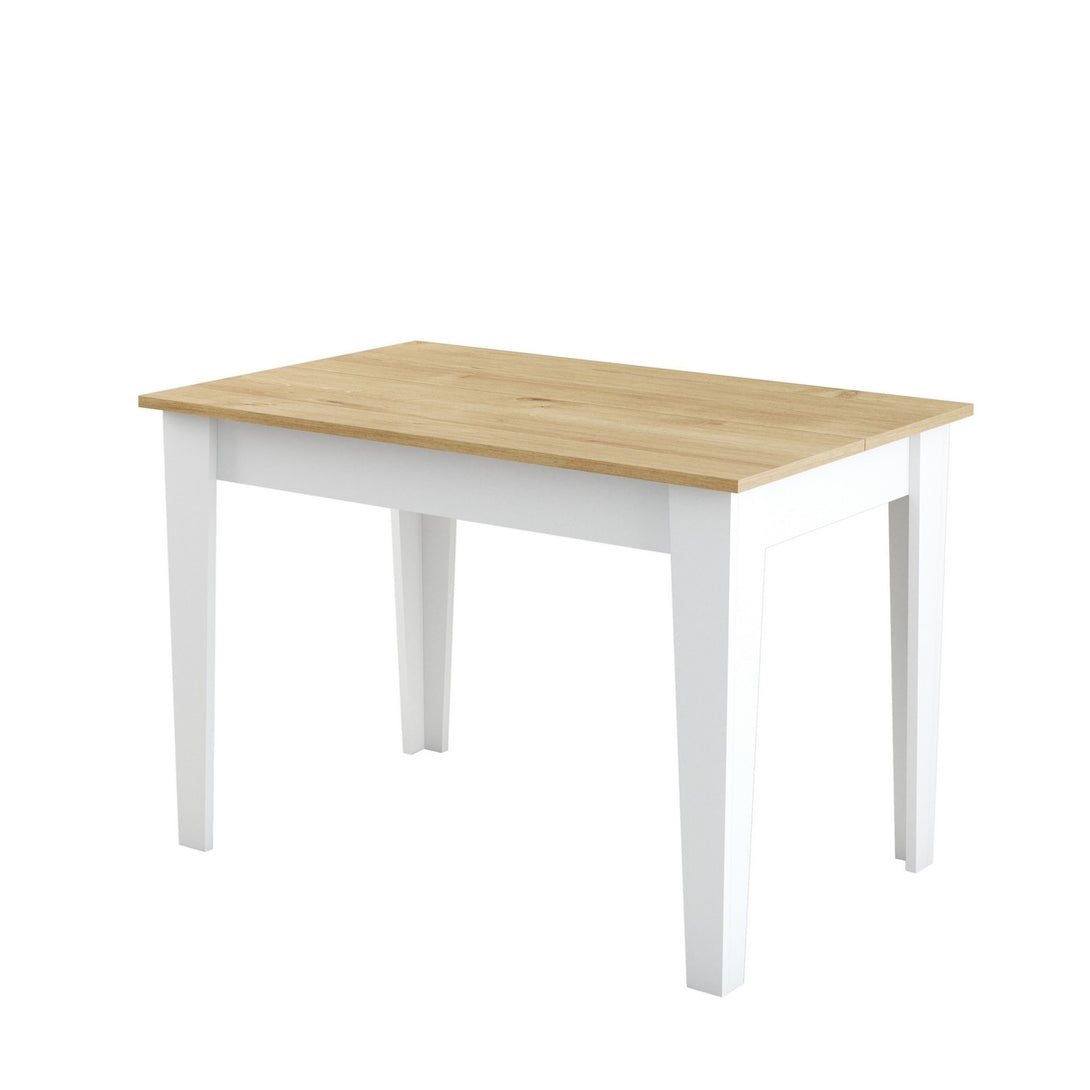 Étkező asztal Kiev 512 - White, Oak-VASBÚTOR