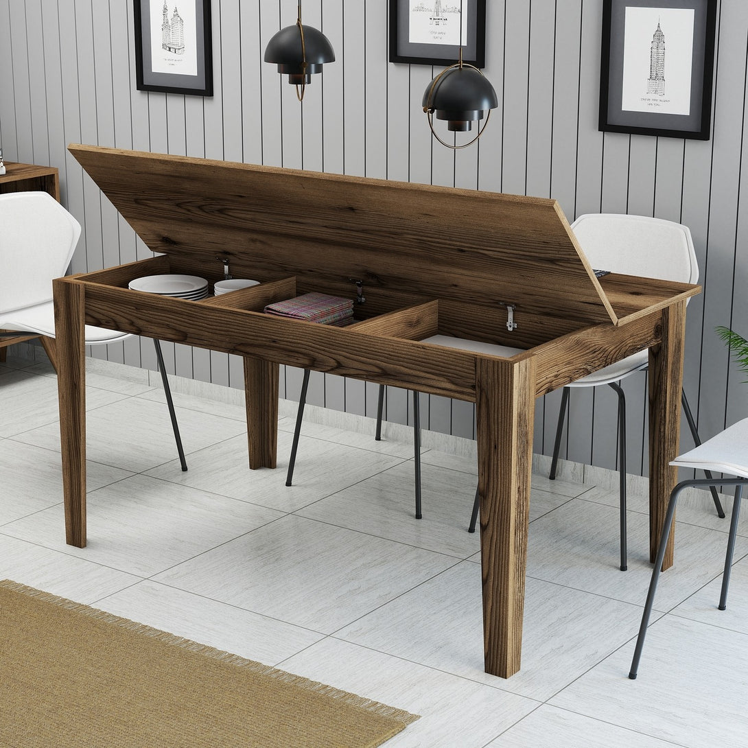Étkező asztal Milan 516 - Walnut-VASBÚTOR