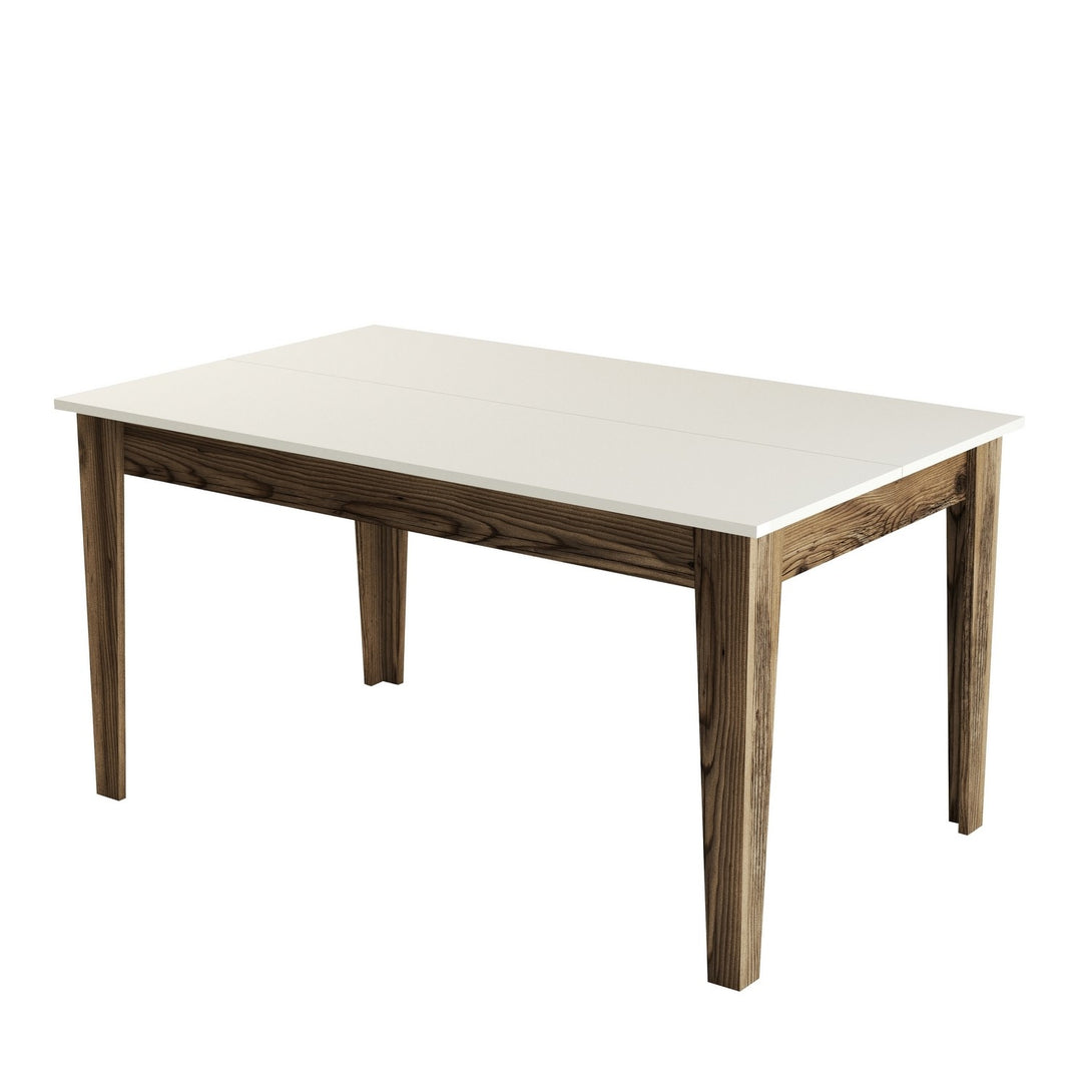 Étkező asztal Milan 517 - Walnut, Cream-VASBÚTOR