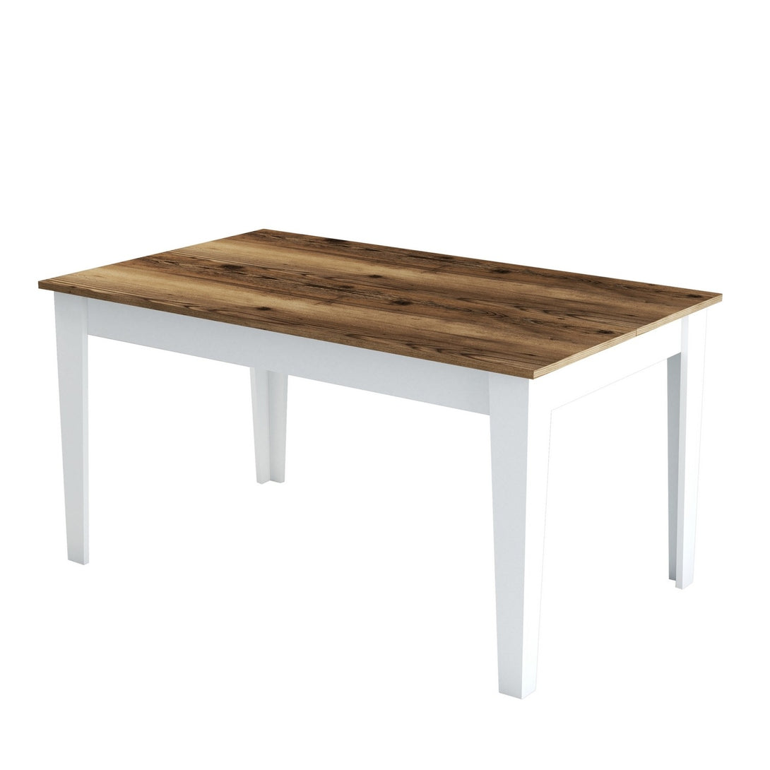 Étkező asztal Milan 520 - Walnut, White-VASBÚTOR