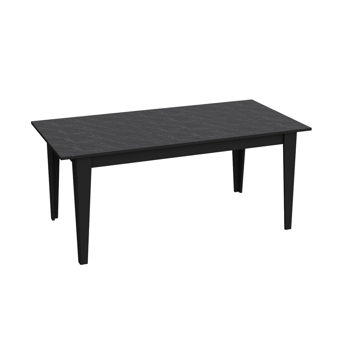 Étkező asztal Polka - Black-VASBÚTOR