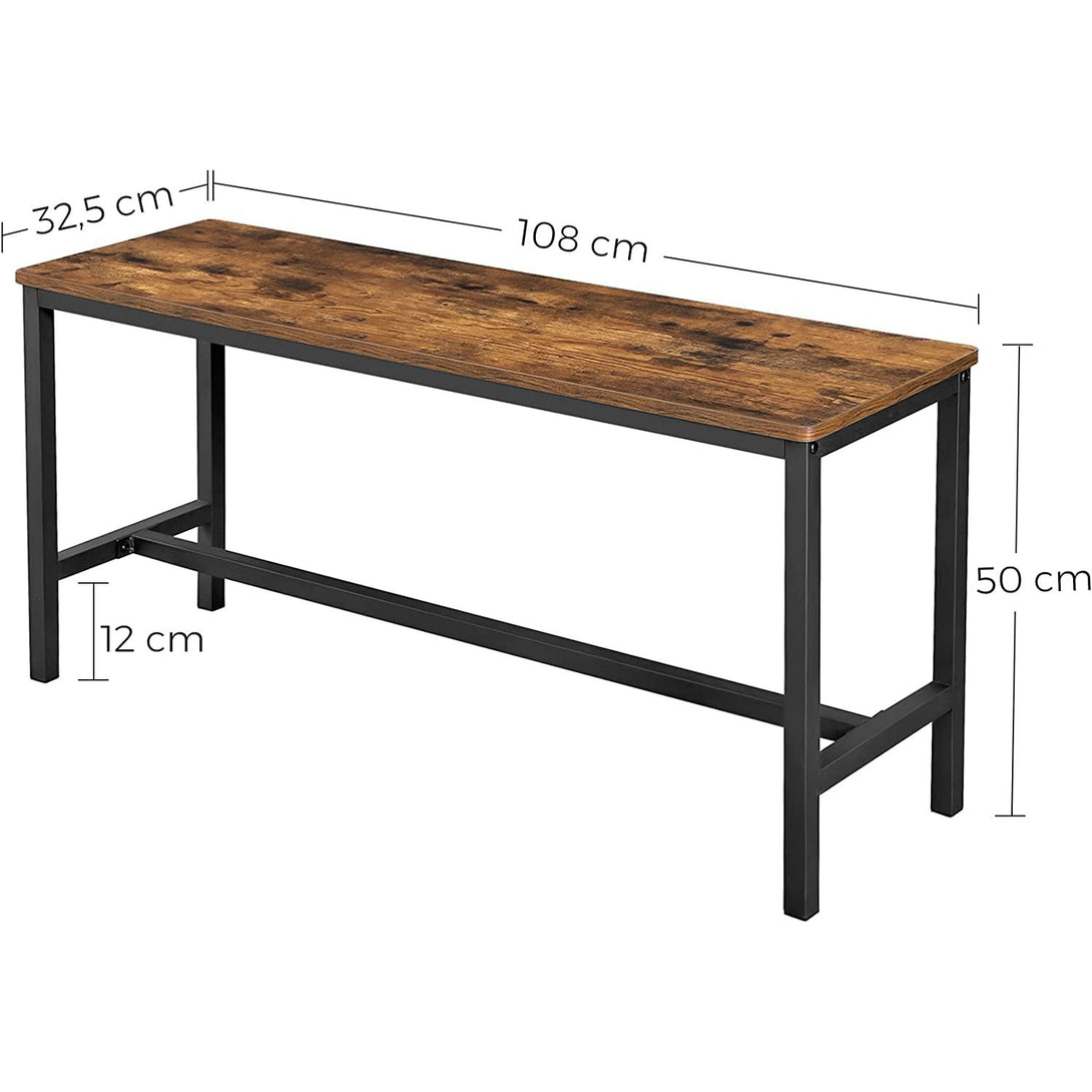 Étkező pad 2 db-os szett, 108 x 33,5 x 50cm-VASBÚTOR